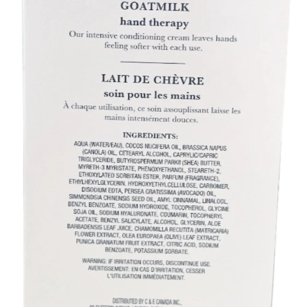 NEW! VHTF Crabtree & Evelyn GOATMILK Hand Therapy